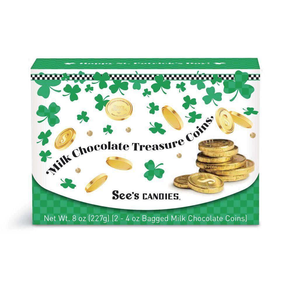 Milk Chocolate Treasure Coins - 8 oz